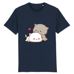 Tee shirt chat Kawaï Mixte