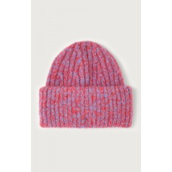 Bonnet côtelé ROUGE